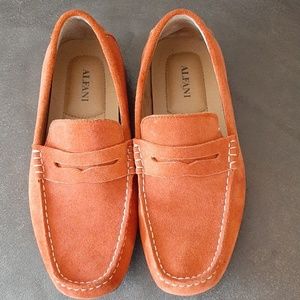 Alfani suede slip on loafer